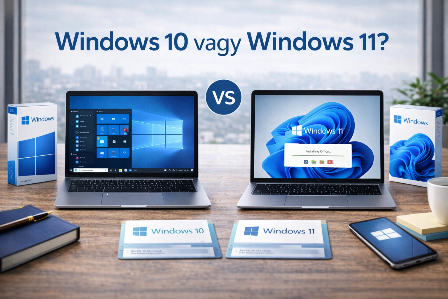 Windows 10 vagy Windows 11? Összehasonlítjuk a két operációs rendszert, és megmutatjuk melyik lehet a jobb választás.